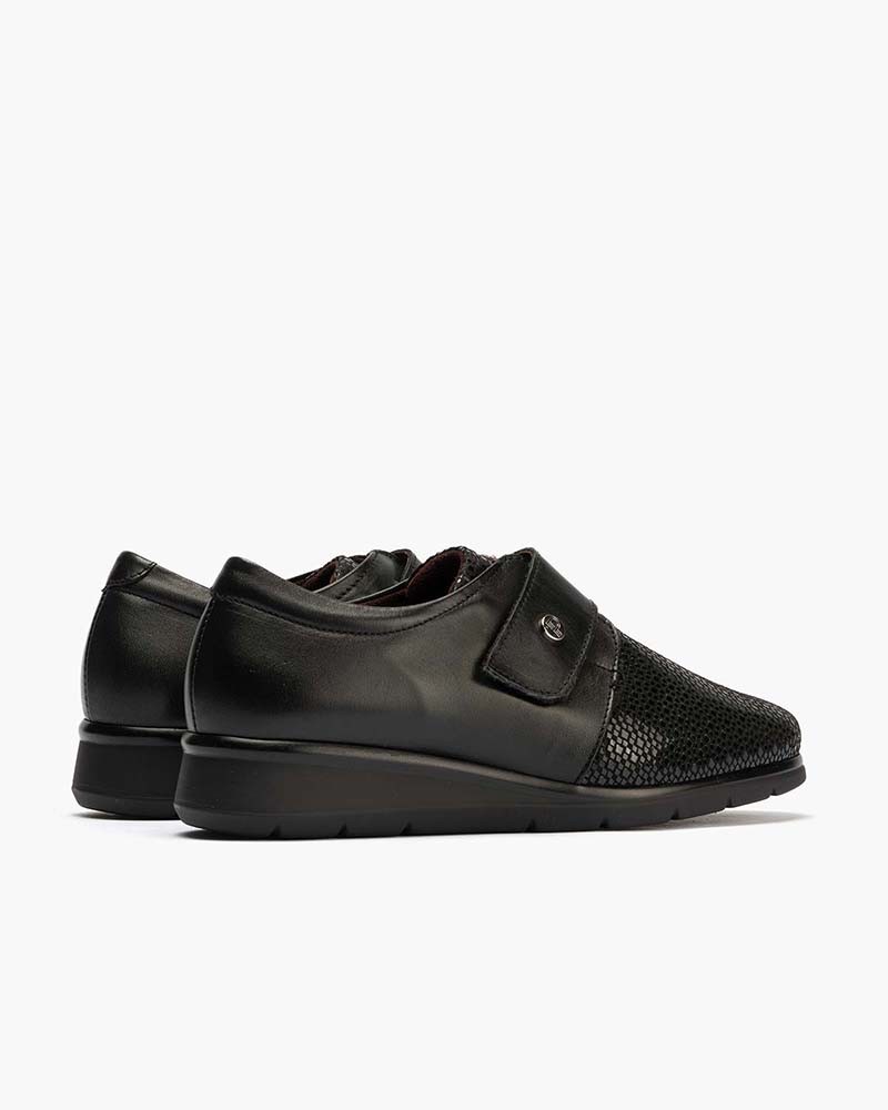 Blucher Pitillos de mujer con correa Negro