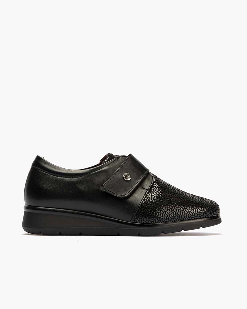 Blucher Pitillos de mujer con correa Negro