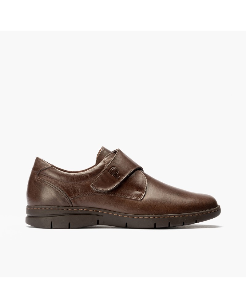 Blucher Pitillos de hombre con velcro Marrón