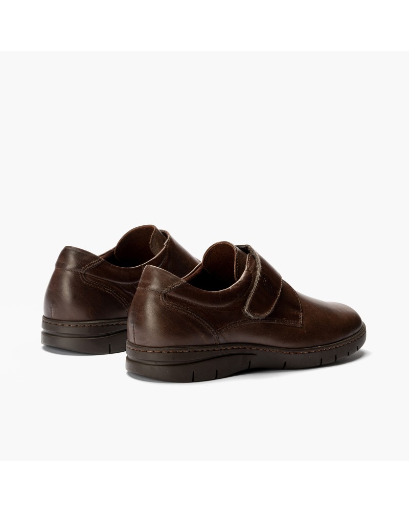 Blucher Pitillos de hombre con velcro Marrón