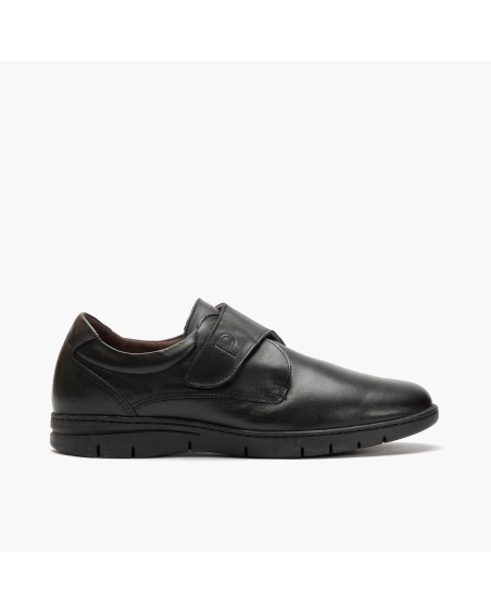 Blucher Pitillos de hombre con velcro Negro