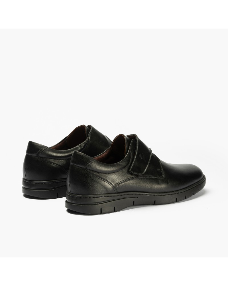 Blucher Pitillos de hombre con velcro Negro