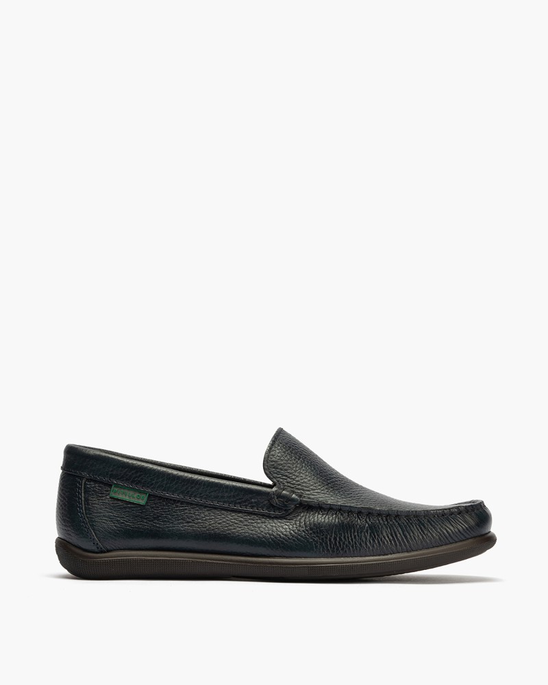 Mocasín Pitillos de hombre liso Marino