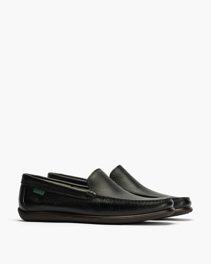 Mocasín Pitillos de hombre liso Negro