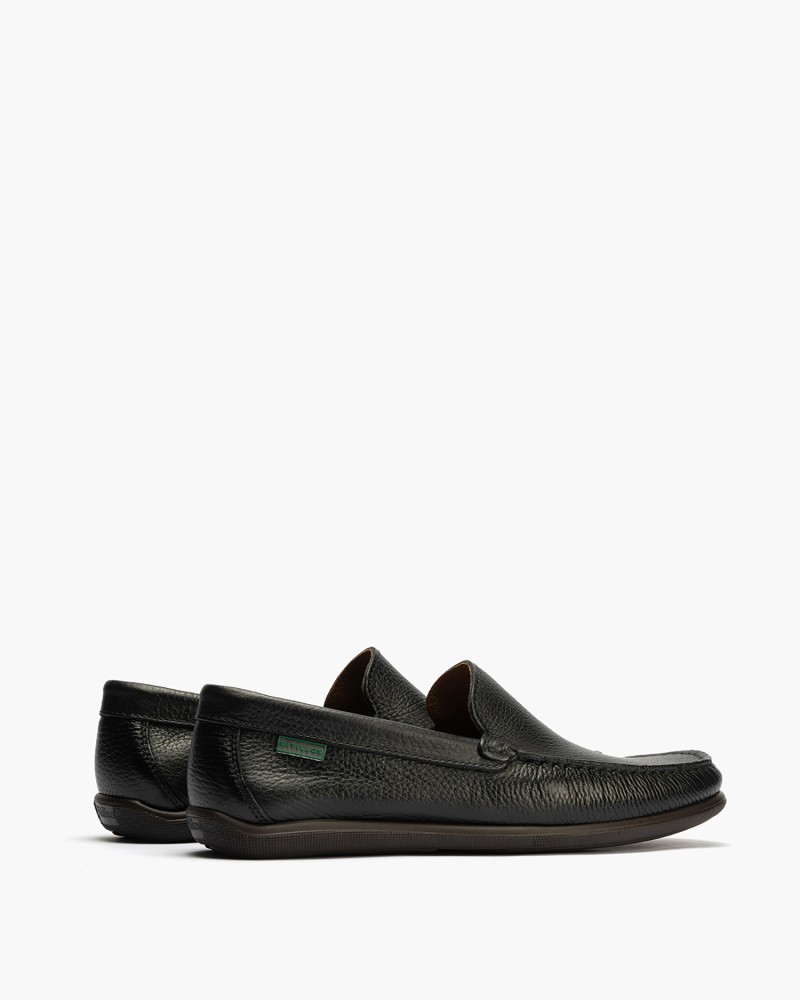 Mocasín Pitillos de hombre liso Negro