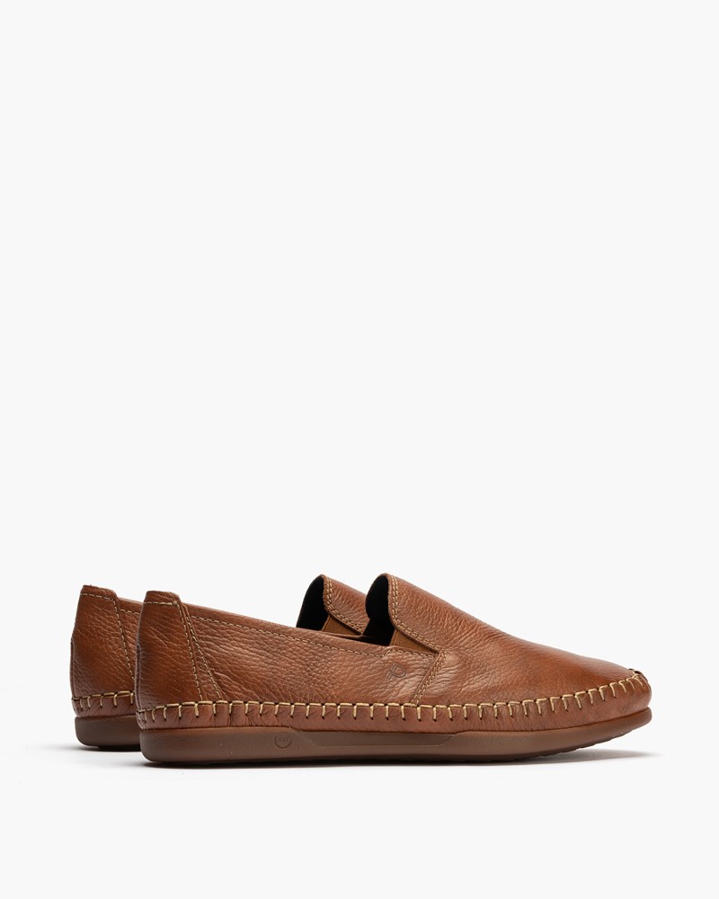 Mocasín Pitillos de hombre napa Marrón