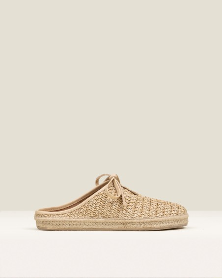 Zueco Gaimo de mujer barefoot plano Beige 1