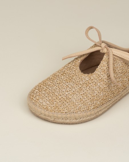 Zueco Gaimo de mujer barefoot plano Beige 2