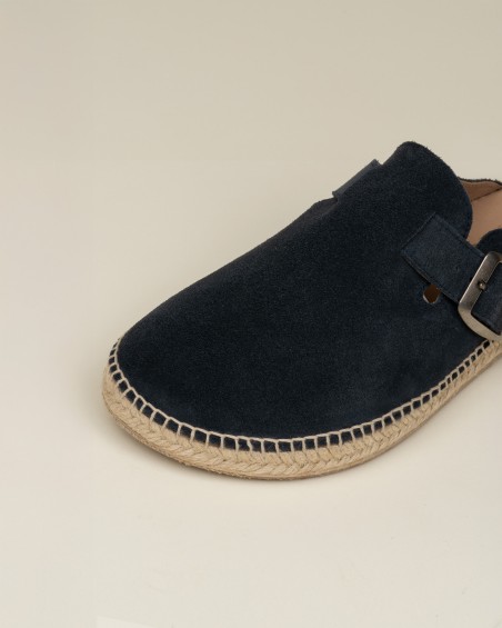 Zueco Gaimo de hombre barefoot con hebilla Marino 2