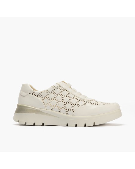 Deportivo Boogie Pitillos de mujer sintético con cordón elástico Blanco 1