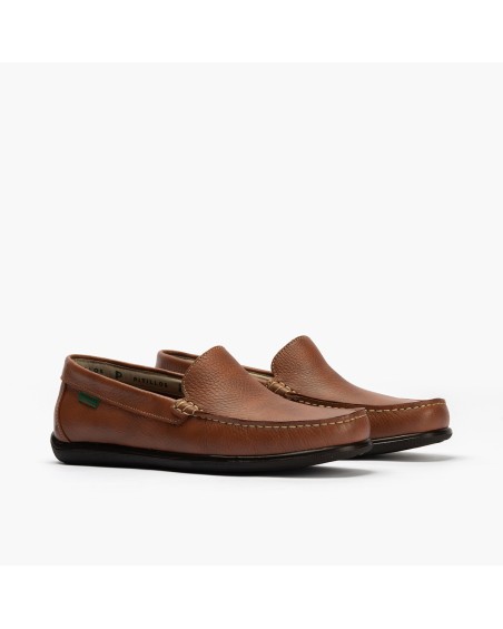 Mocasín Pitillos de hombre en napa Cuero 2