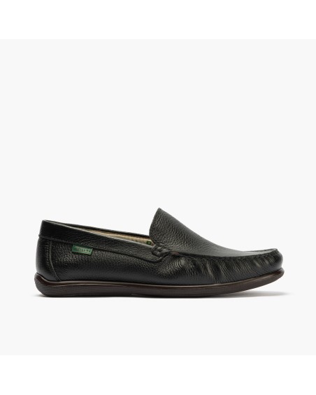 Mocasín Pitillos de hombre en napa Negro 1