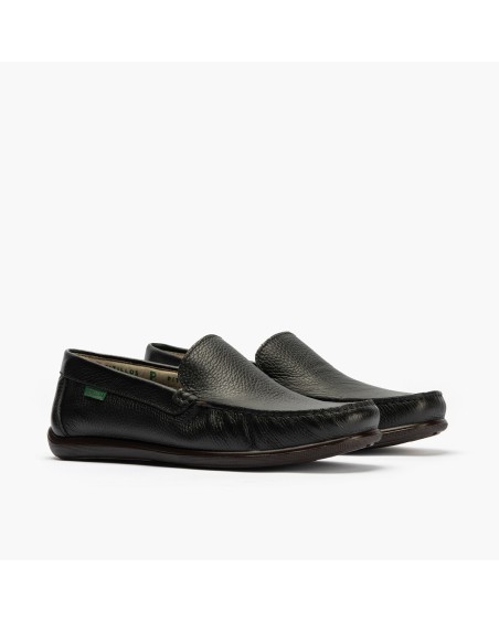 Mocasín Pitillos de hombre en napa Negro 2