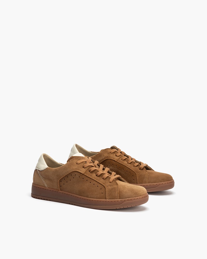 Basket Pitillos de hombre serraje Cognac