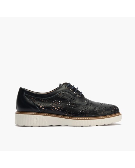 Blucher Boogie bajo Pitillos de mujer con picados Marino 1