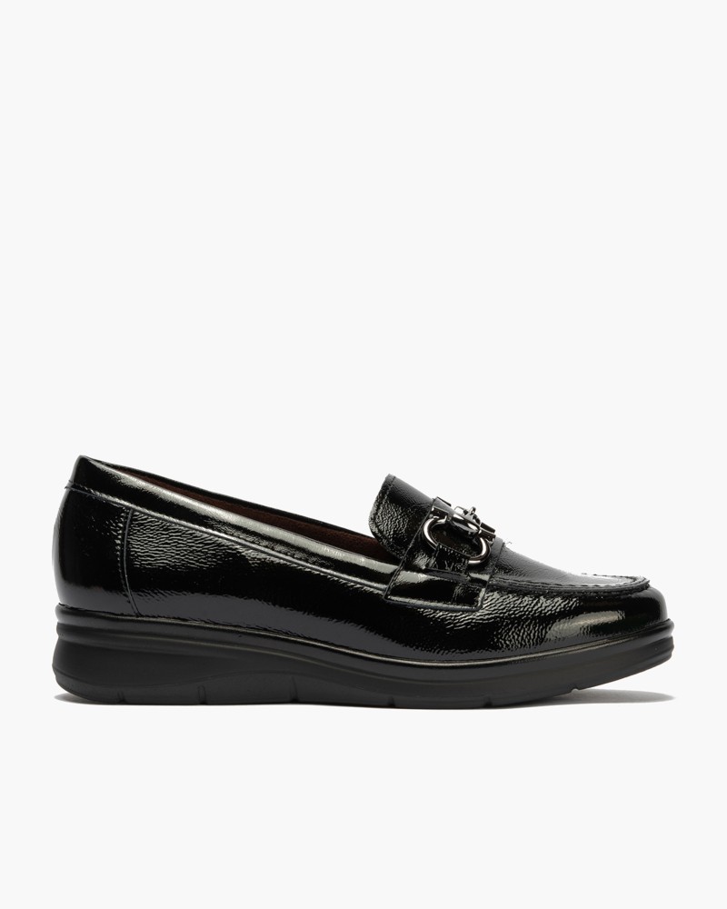 Mocasín Charol Negro 1