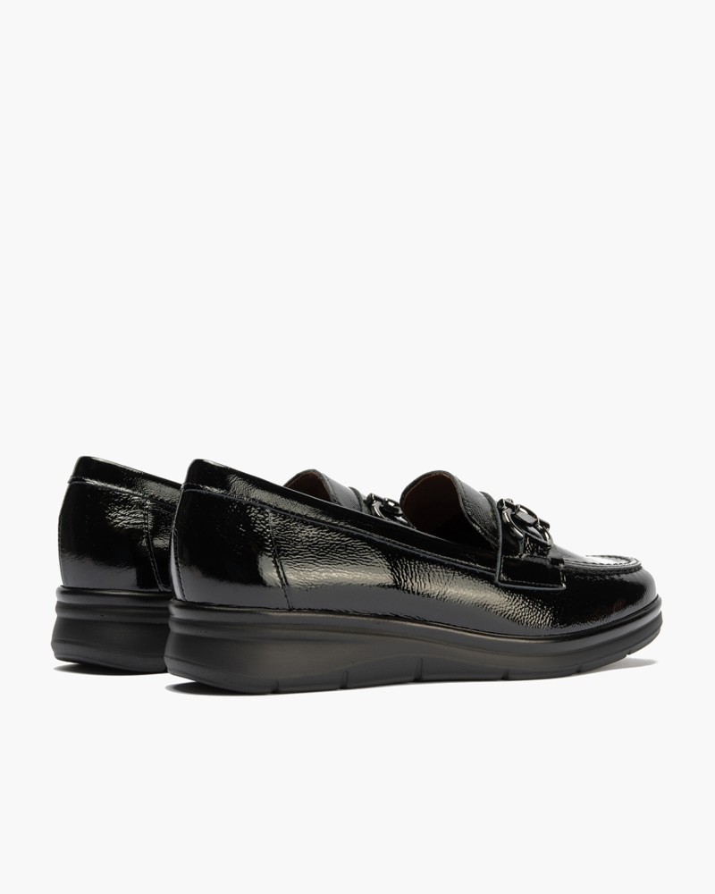 Mocasín Charol Negro 3