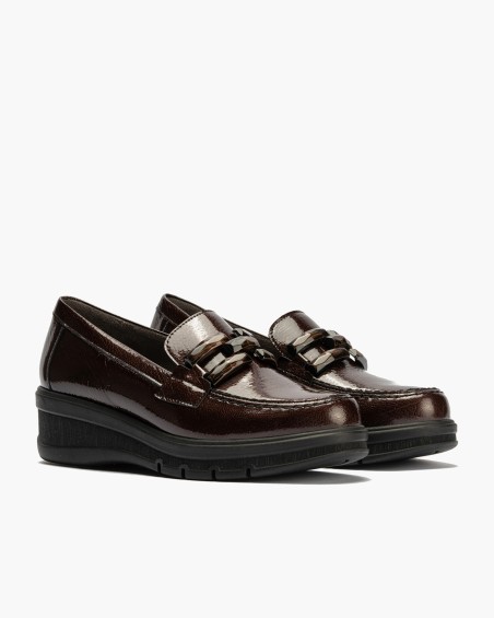 Mocasín Adorno Marrón 2