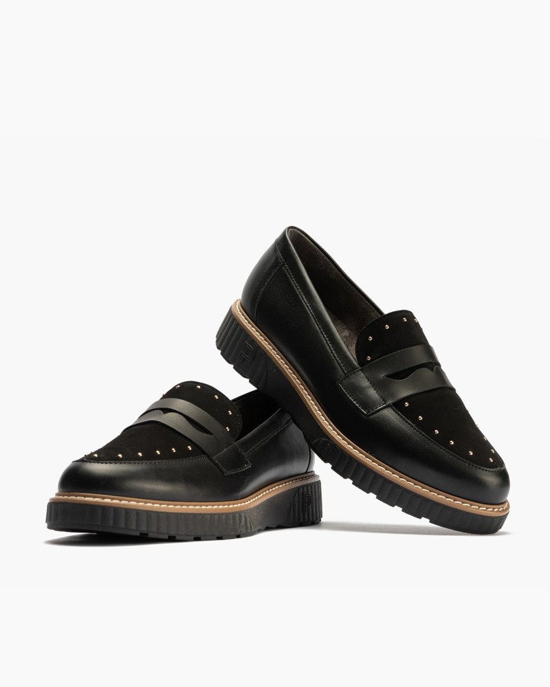 Mocasín tachas combinado 5