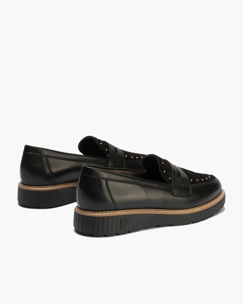 Mocasín tachas combinado 3
