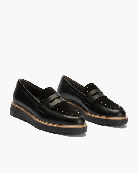 Mocasín tachas combinado 2