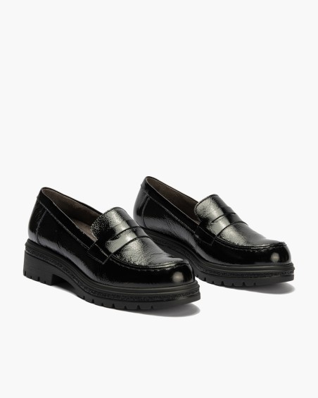Mocasín Antifaz En Charol 2