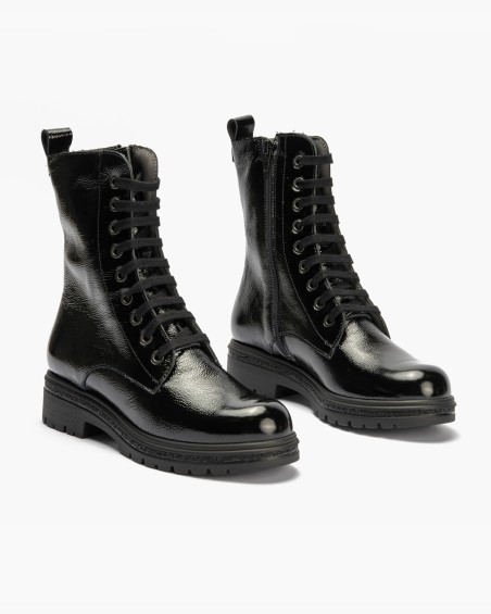 Bota Militar En Charol 2