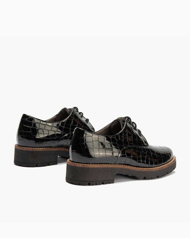 Blucher En Coco Negro 3