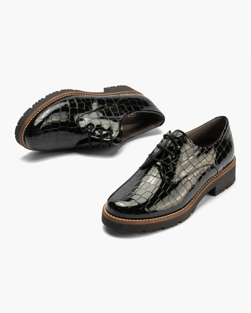 Blucher En Coco Negro 4