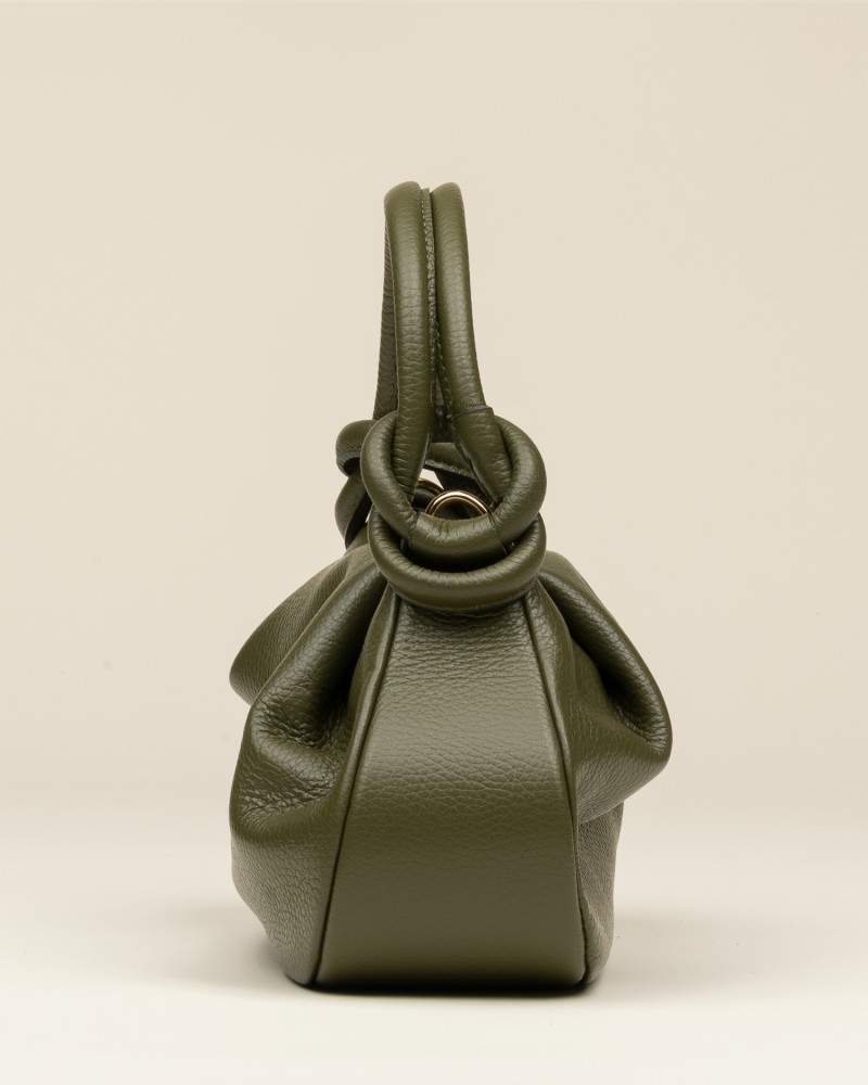 Bolso Piel Nudo Verde 2
