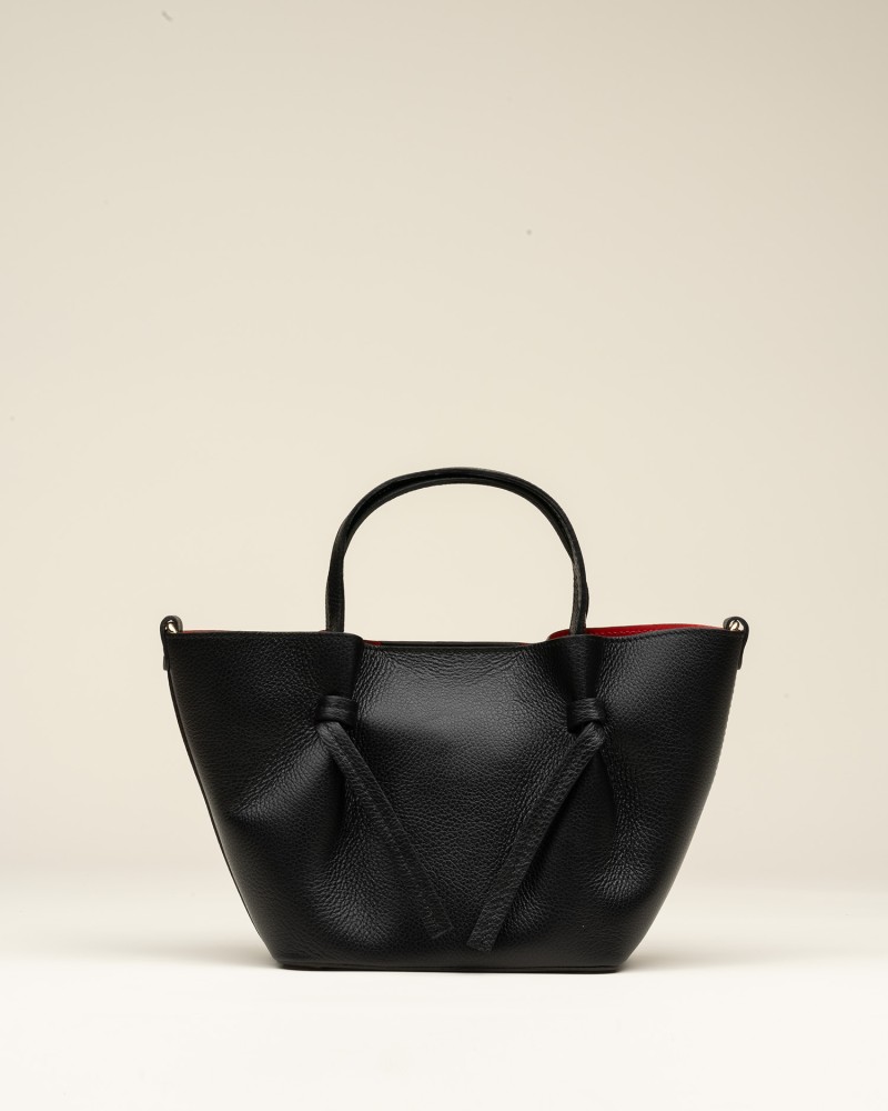 Bolso Piel Asas Negro 1
