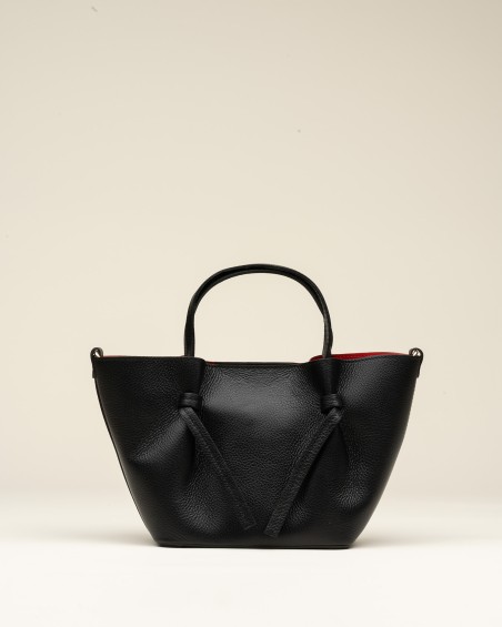 Bolso Piel Asas Negro 1