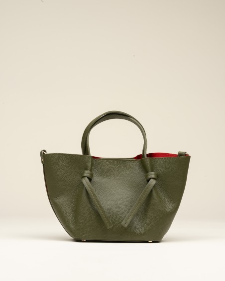Bolso Piel Asas Verde 1