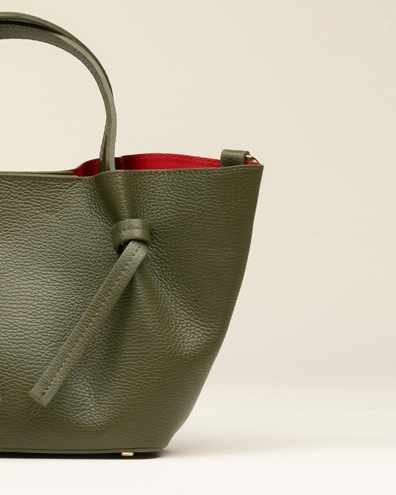 Bolso Piel Asas Verde 2