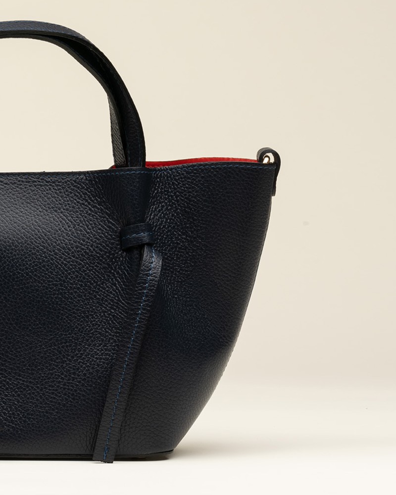 Bolso Piel Asas Marino 2