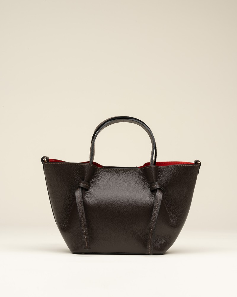 Bolso Piel Asas Choco 1