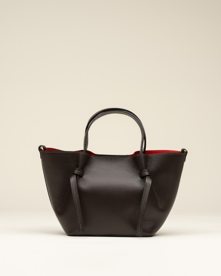 Bolso Piel Asas Choco 1