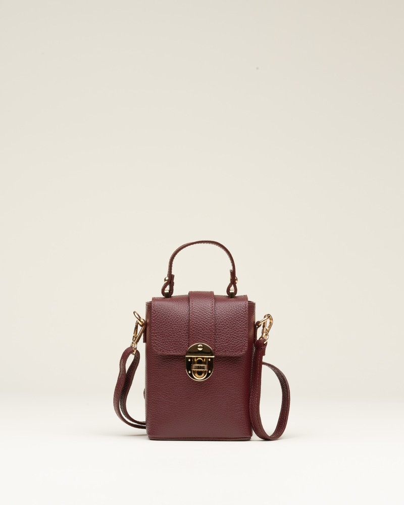 Bolso Pequeño De Mano Berenjena 1