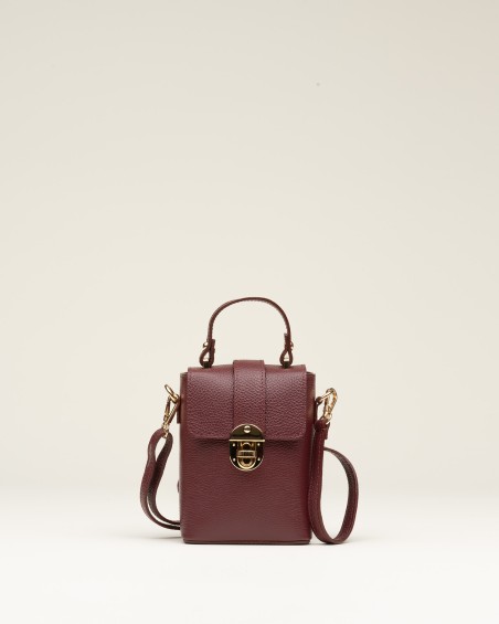 Bolso Pequeño De Mano Berenjena 1