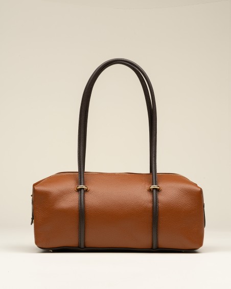 Bolso Piel Hombro Grande Cuero 1