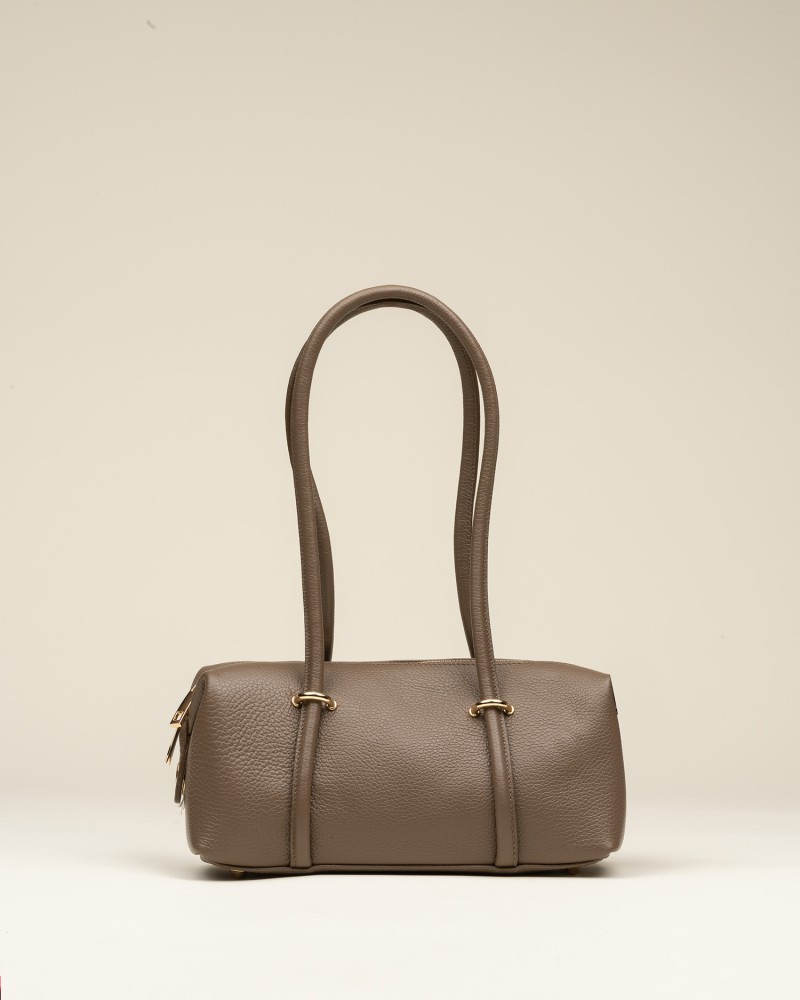 Bolso Piel Hombro Pequeño Topo 1